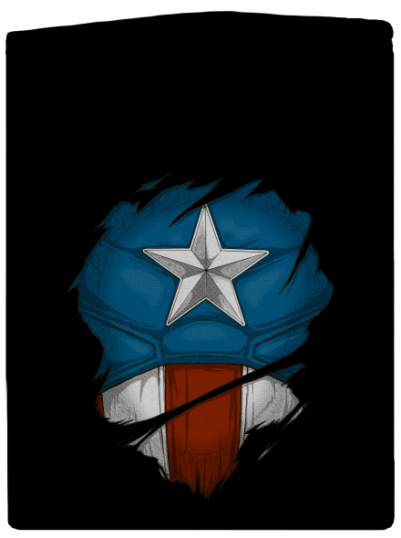 Captain inside cipzáras férfi pulóver Black