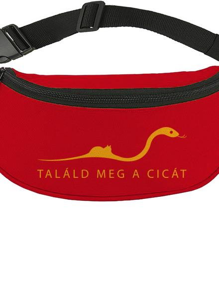 Találd meg a cicát övtáska Red
