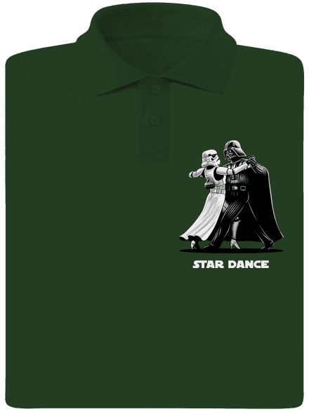 Star dance férfi pólóingek Bottle Green Mal