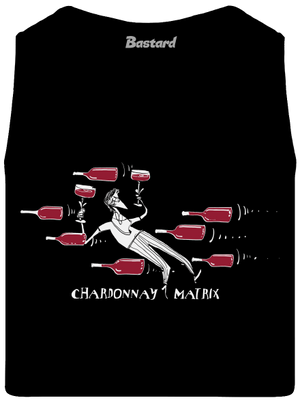 Chardonnay matrix férfi trikó Black