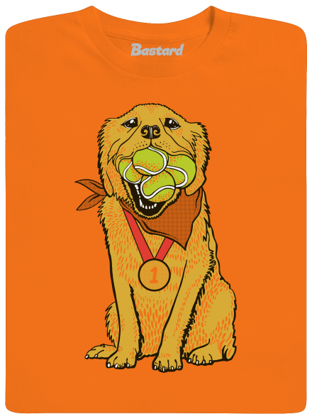 Arany retriever férfi póló Orange