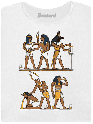 Egyiptomi parti női póló White