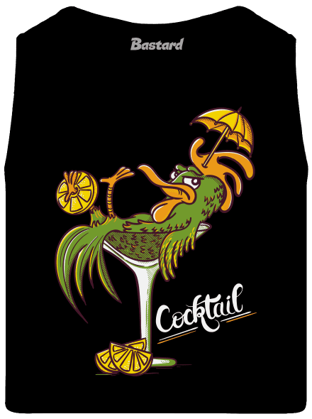 Cocktail férfi trikó Black