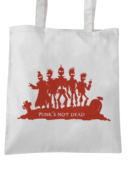 Punks not dead! táska White