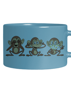 Kis majom macaron bögre Blue Macaron