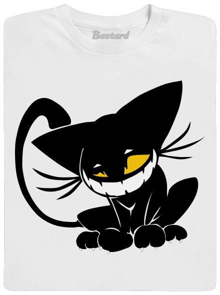 Evil cat gyerek póló White