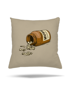 Music Pills párna Beige
