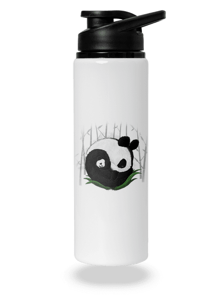Két alvó panda kulacs White
