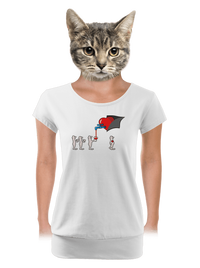 női póló elasztikus alsó szegéllyel