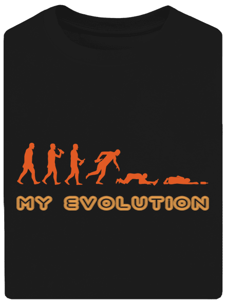 My Evolution unisex túlméretezett póló Black