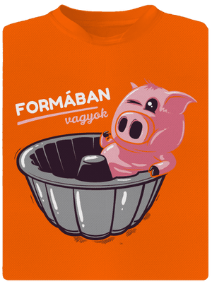 Formában gyerek sport póló Neon Orange