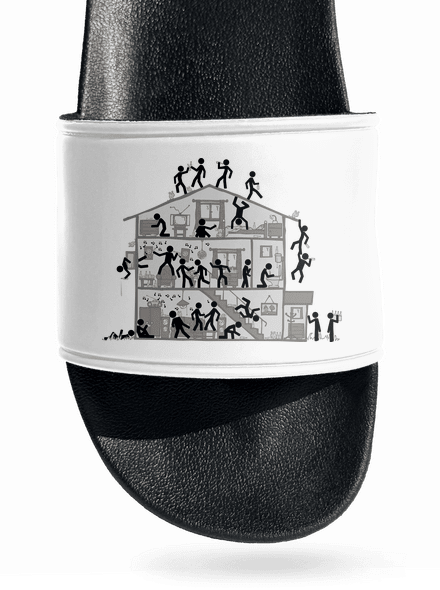 Party house papucs White