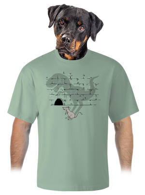 unisex túlméretezett póló