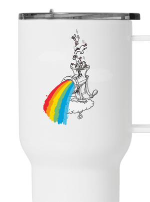 Hogyan készül a szivárvány termosz bögre White