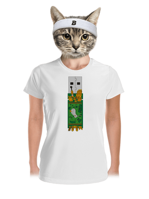 USB city női sportpóló White