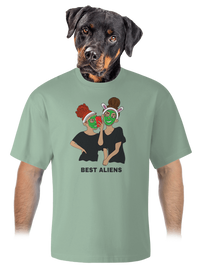 unisex túlméretezett póló