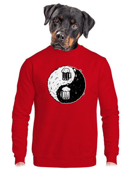 Jin Jang sör unisex crewneck Red