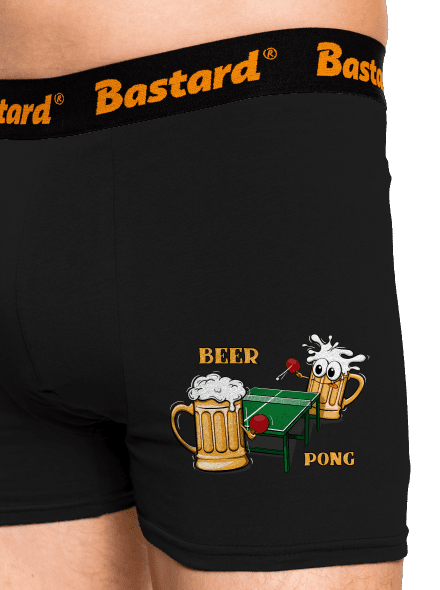 Beer pong boxeralsó Black