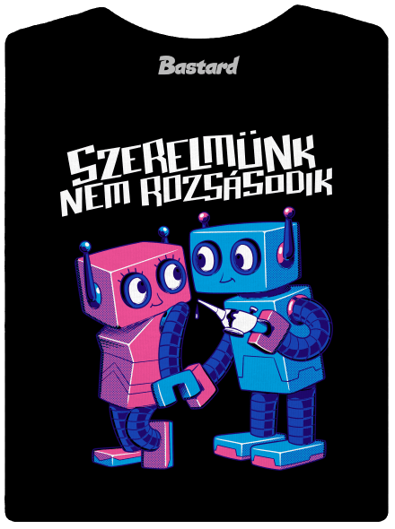 Robotok prémium női póló Black