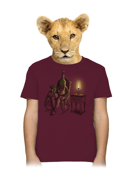 Nagyapa, mondd el gyerek póló Burgundy