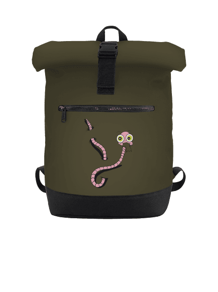 Féreg hátizsák Military Green