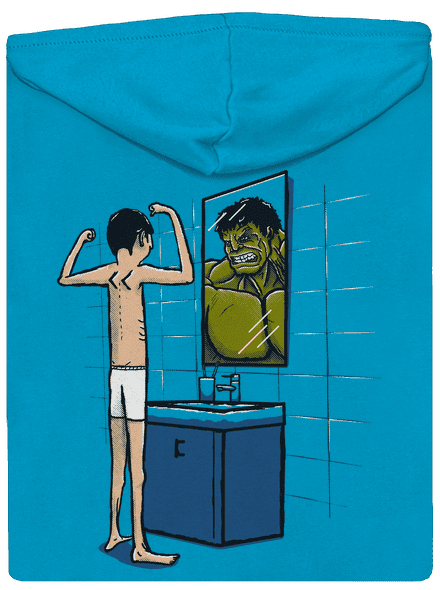 Hulk cipzáras női pulóver Blue Atol