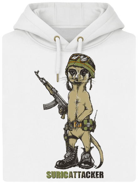 Suricattacker unisex prémium pulóver Snowwhite
