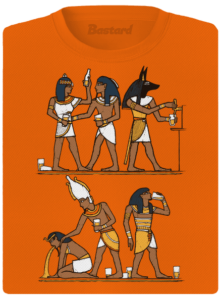 Egyiptomi parti női sportpóló Neon Orange