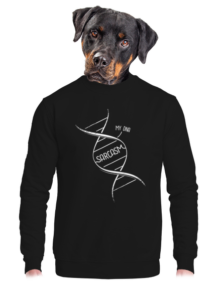 Sarcasm unisex crewneck Black
