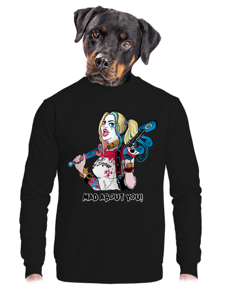 Joker és Harley unisex crewneck Black