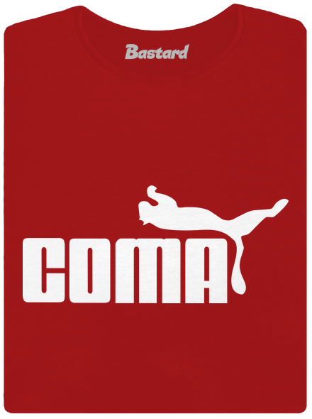 Coma prémium női póló Red Mal