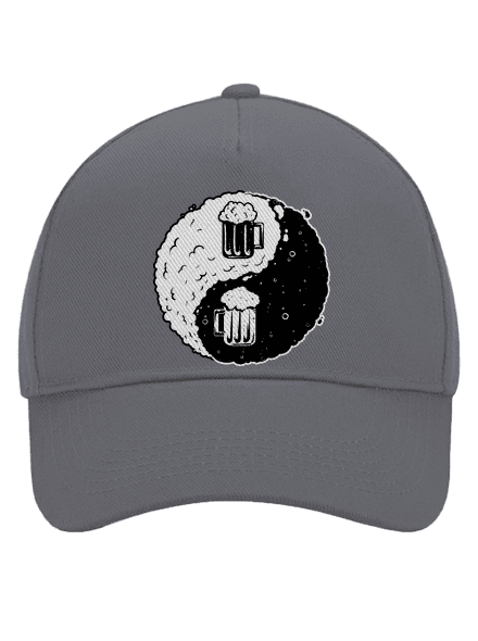 Jin Jang sör baseballsapka Graphite grey