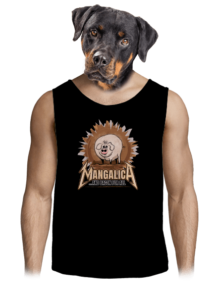 Mangalica férfi trikó Black