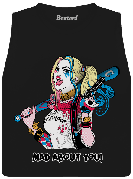 Joker és Harley női bővített trikó Black