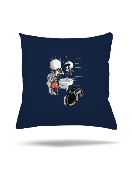 Jó reggelt kívánok párna Dark Navy