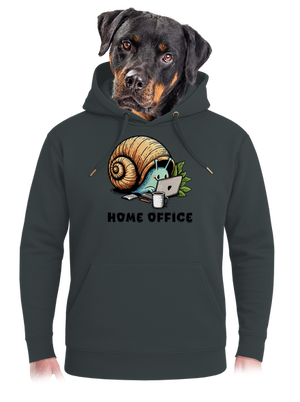 Sneka home office unisex prémium pulóver Charcoal