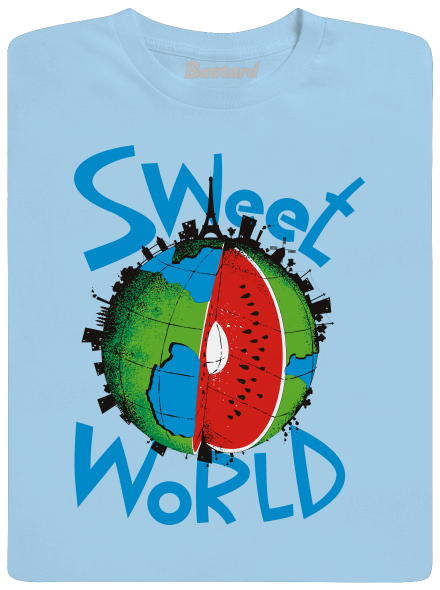 Sweet world gyerek póló Sky Blue