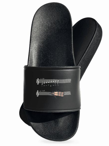 A - moll papucs Black