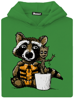 A galaxis őrzői gyerek kenguruzsebes pulóver Kelly Green AWD