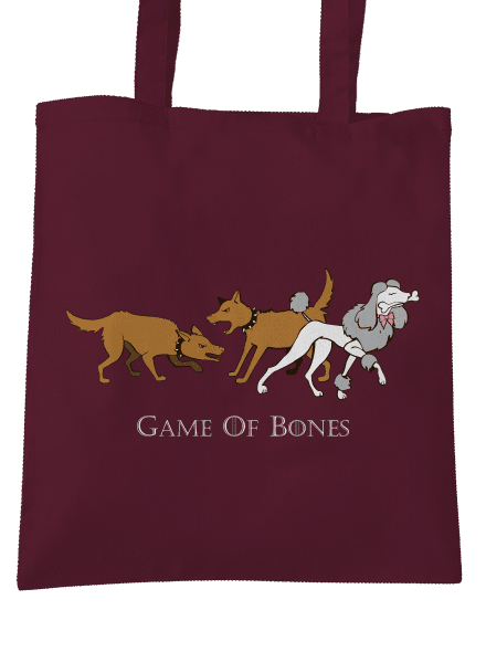 Game of Bones táska Burgundy
