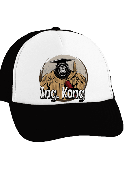 Ing. Kong teherautós sapka Black cap