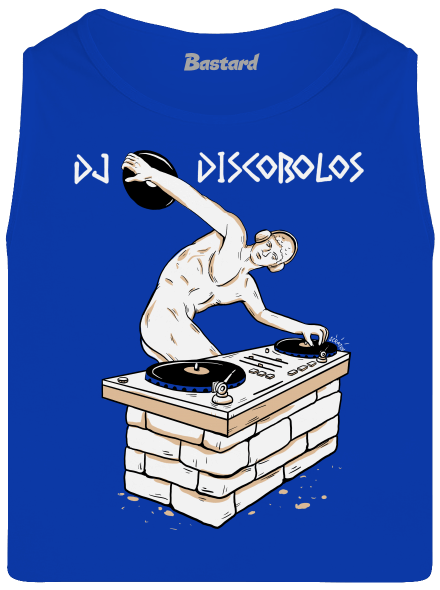 DJ Discobolos férfi trikó Royal Blue