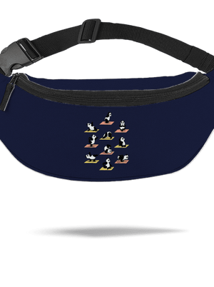 Panda jóga övtáska French Navy