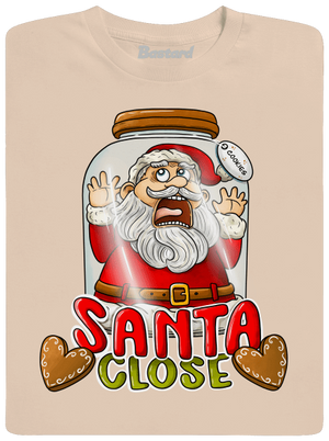 Santa Close férfi póló Sand