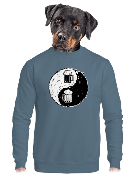 Jin Jang sör unisex crewneck Nordic Blue