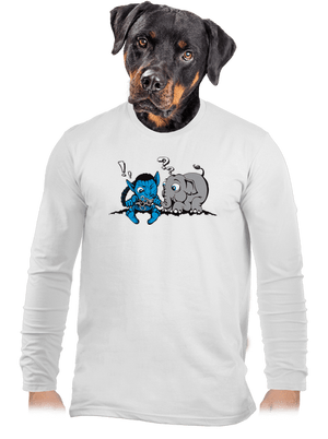 férfi hosszú ujjú póló