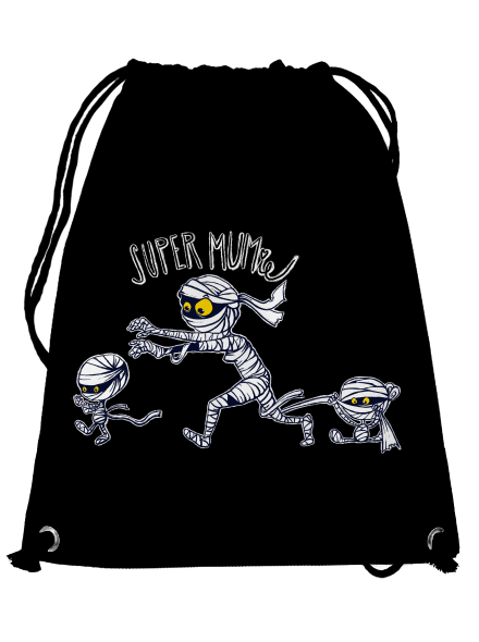 Super mumie hátizsák Black