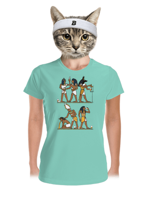 Egyiptomi parti női sportpóló Mint Mal