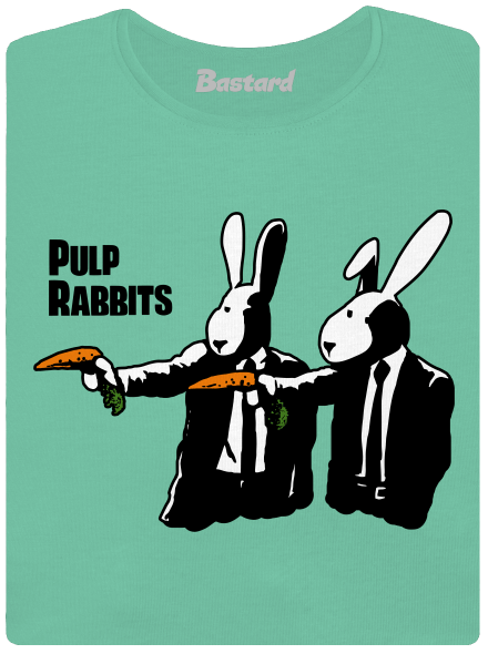 Pulp Rabbits prémium női póló Mint Mal