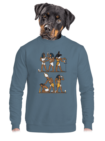 Egyiptomi parti unisex crewneck Nordic Blue